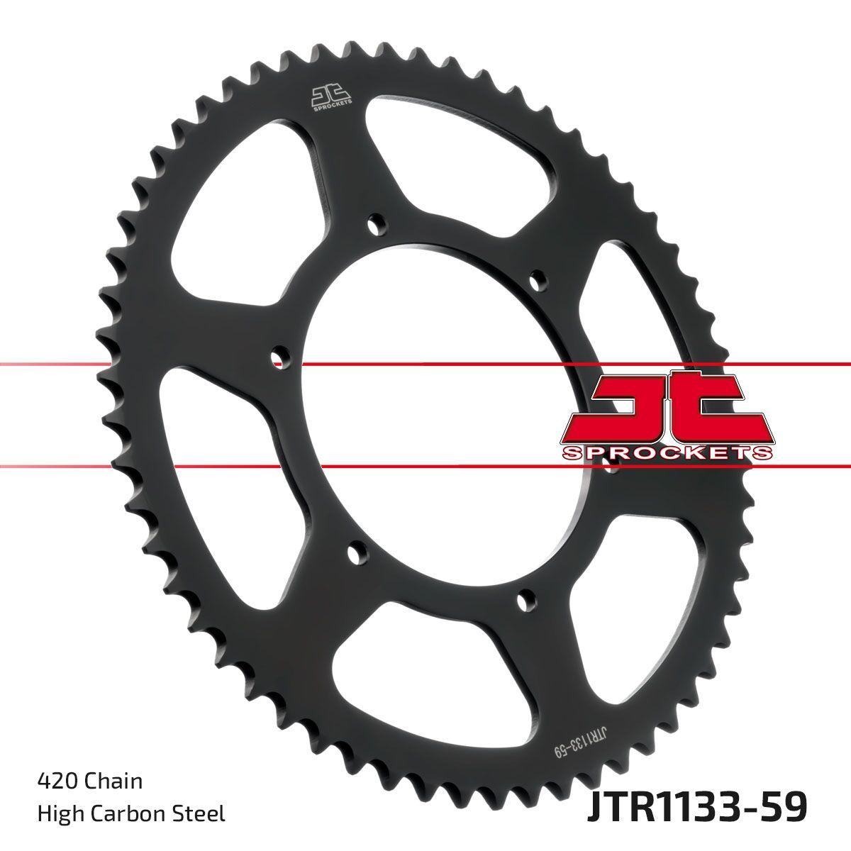 Jt Black Jtr1133.59 - Sprocket For Derbi Gpr 50 Nude 2004-2011 59T