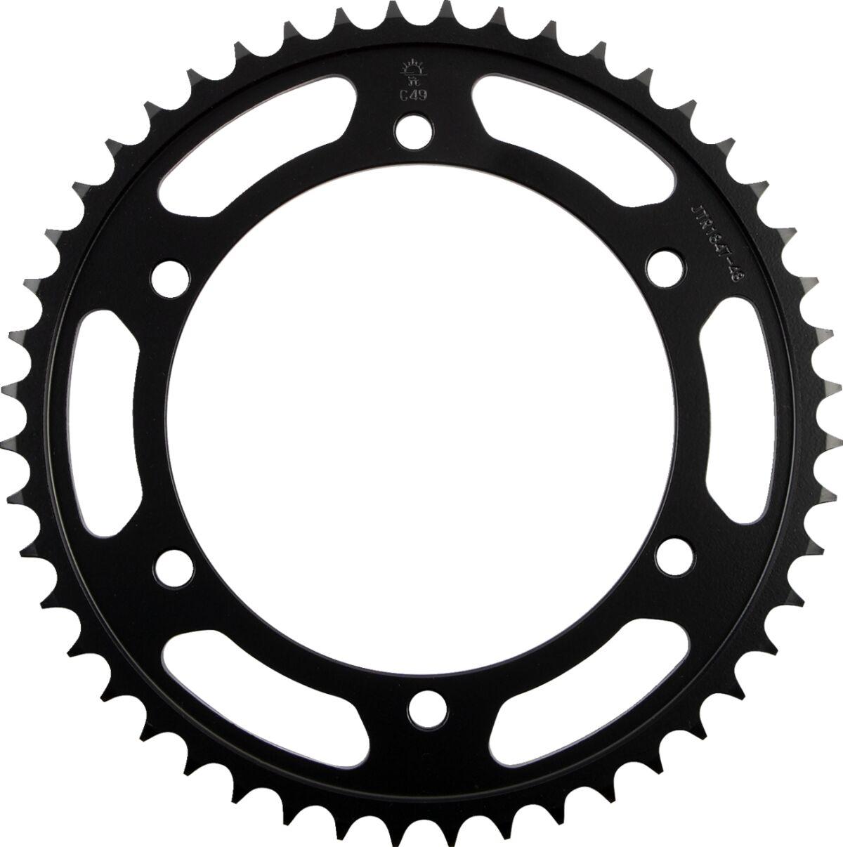 JTR1847.55 - JT Steel Sprocket For Yamaha FZR 250 1986-1988 Rear 55T