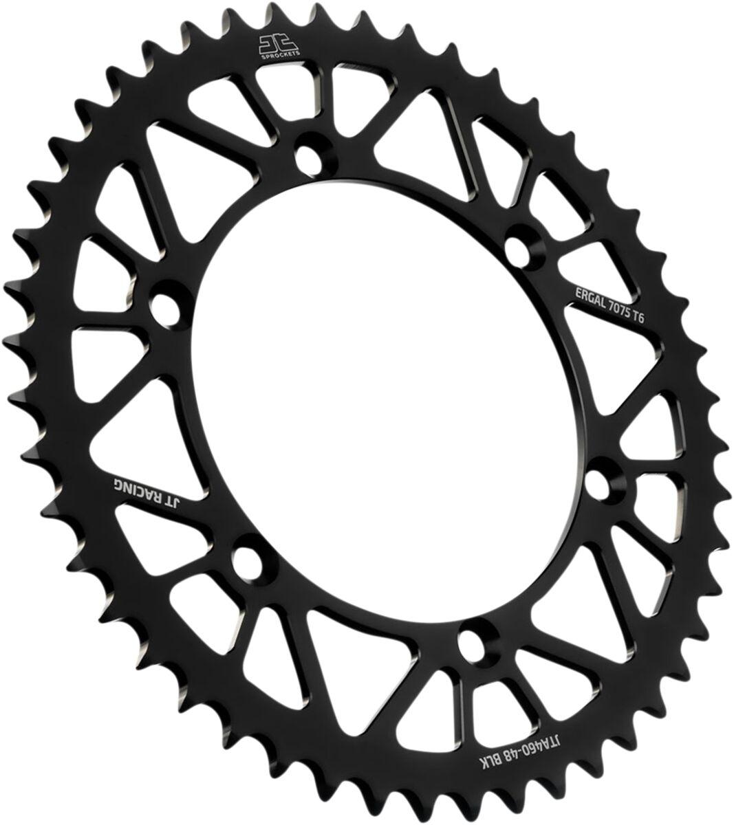 JTA460.48BLK - JT Aluminium Sprocket For Kawasaki KDX175 1980-1982 Rear 48T - Black