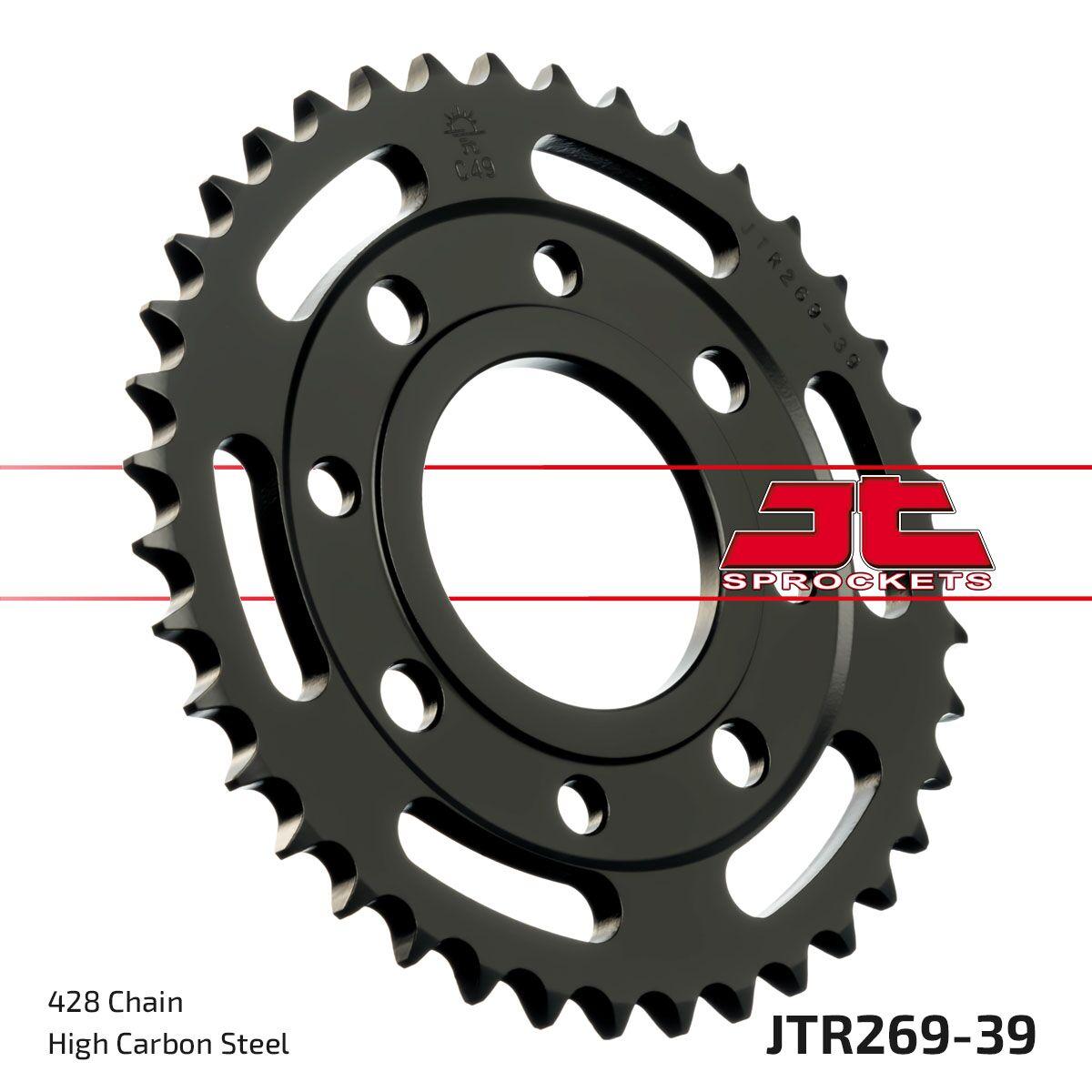 Jt Black Jtr269.39 - Sprocket For Daelim Altino 100 1995-2003 Rear 39T