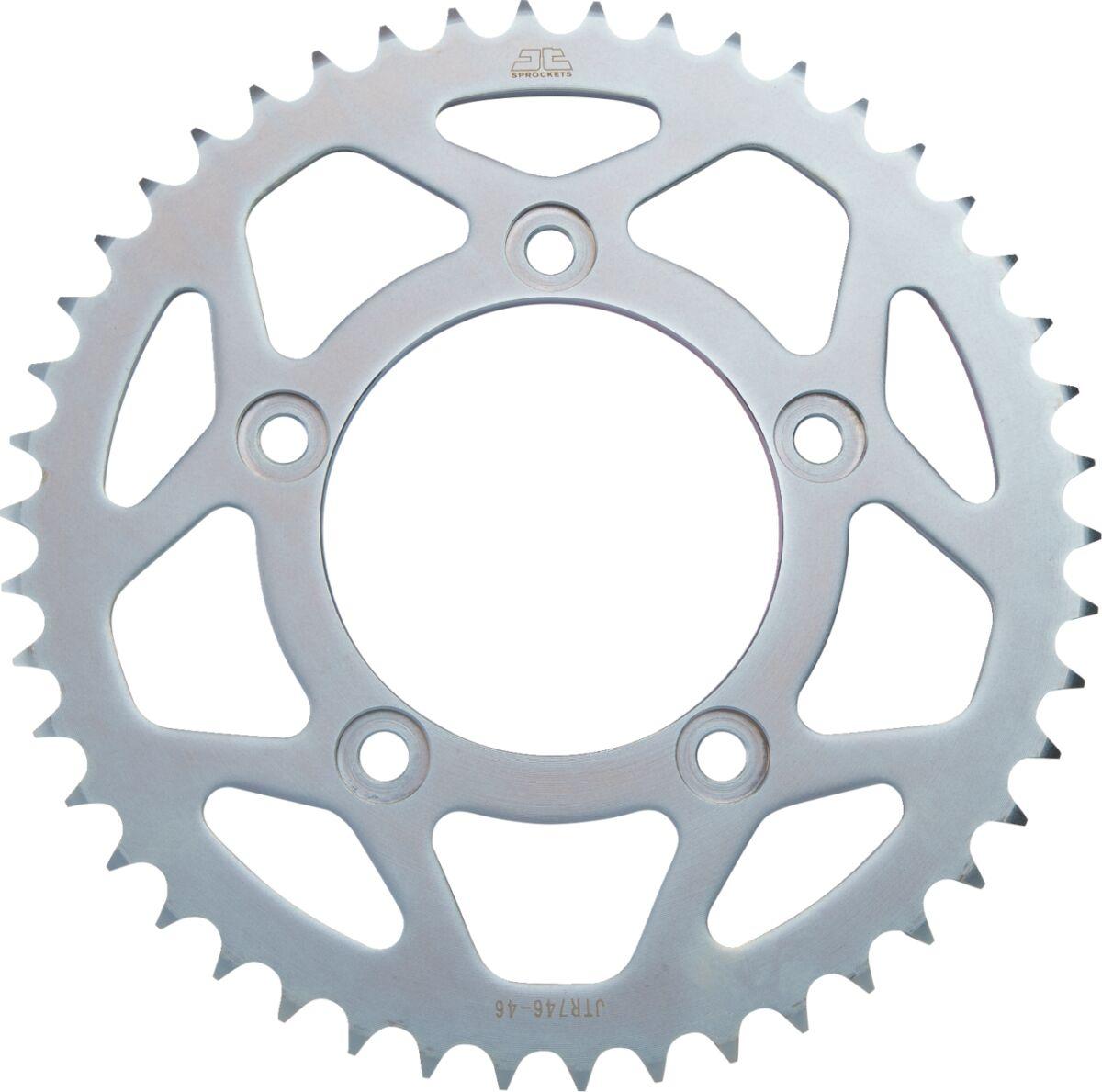 JTR746.46 - JT Steel Sprocket For Ducati Monster 797 2017-2020 Rear Silver 46T