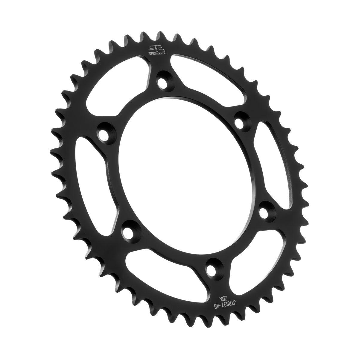 JTR897.45ZBK - JT Sprocket For Husqvarna 701 Enduro 2016-2024 Rear Black 45T