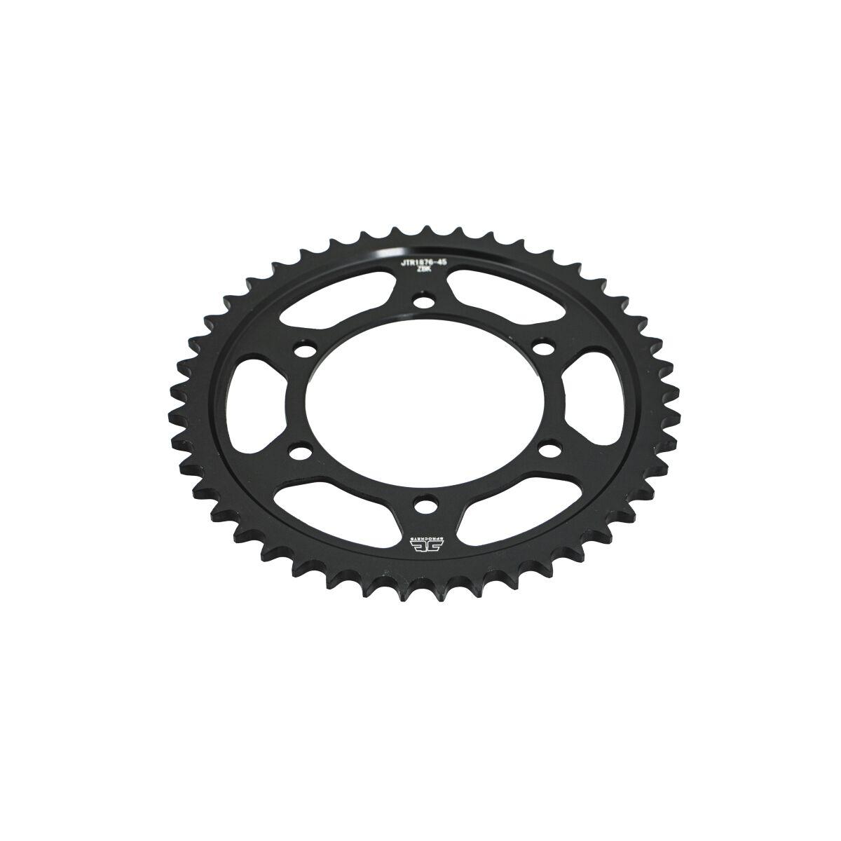 JTR1876.45ZBK - JT Steel Sprocket For Yamaha FJ-09 850 ABS 2015-2019 Rear 45T - Black
