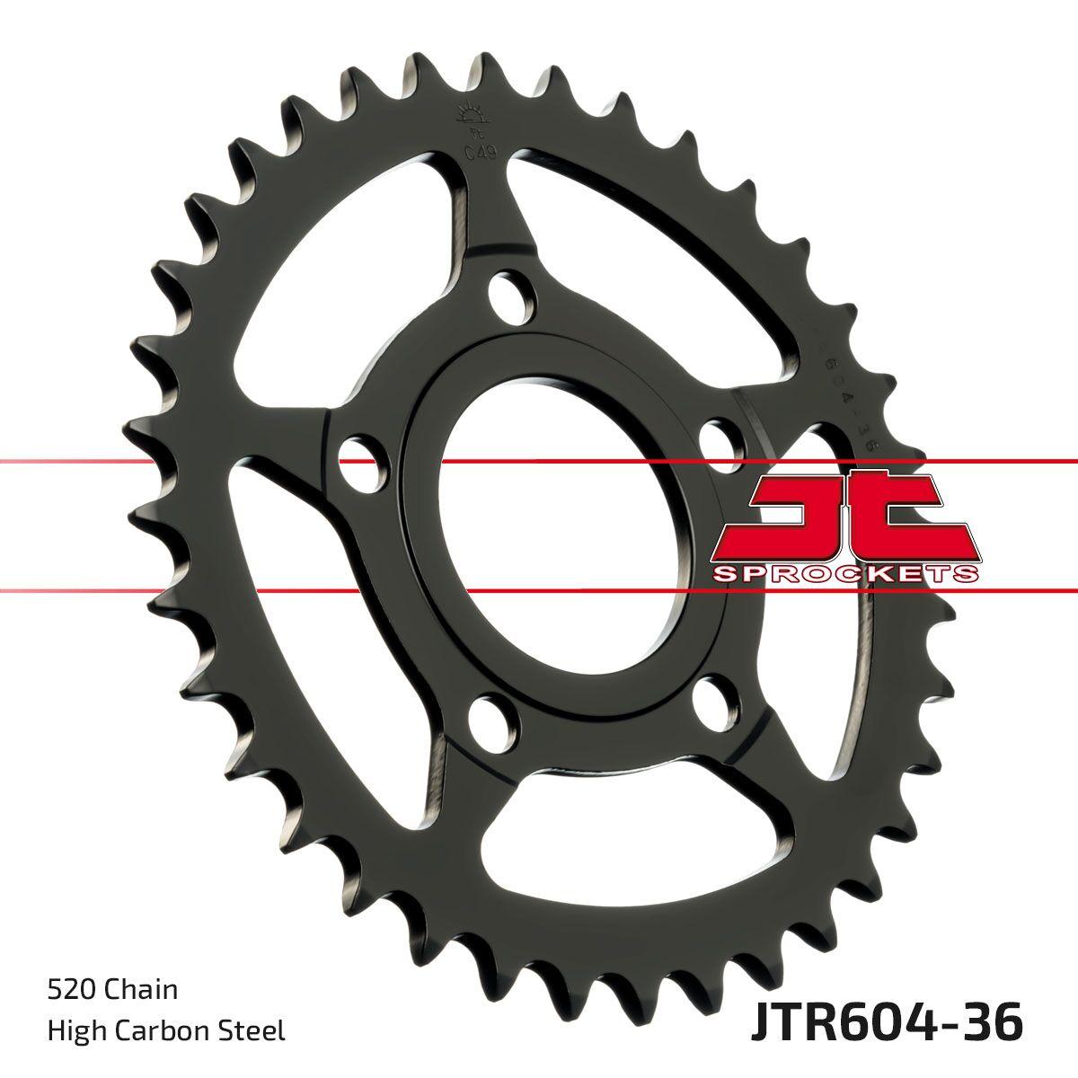 JTR604.36 - JT Sprocket For Honda CRM125 R 1990-1999 Rear 36T