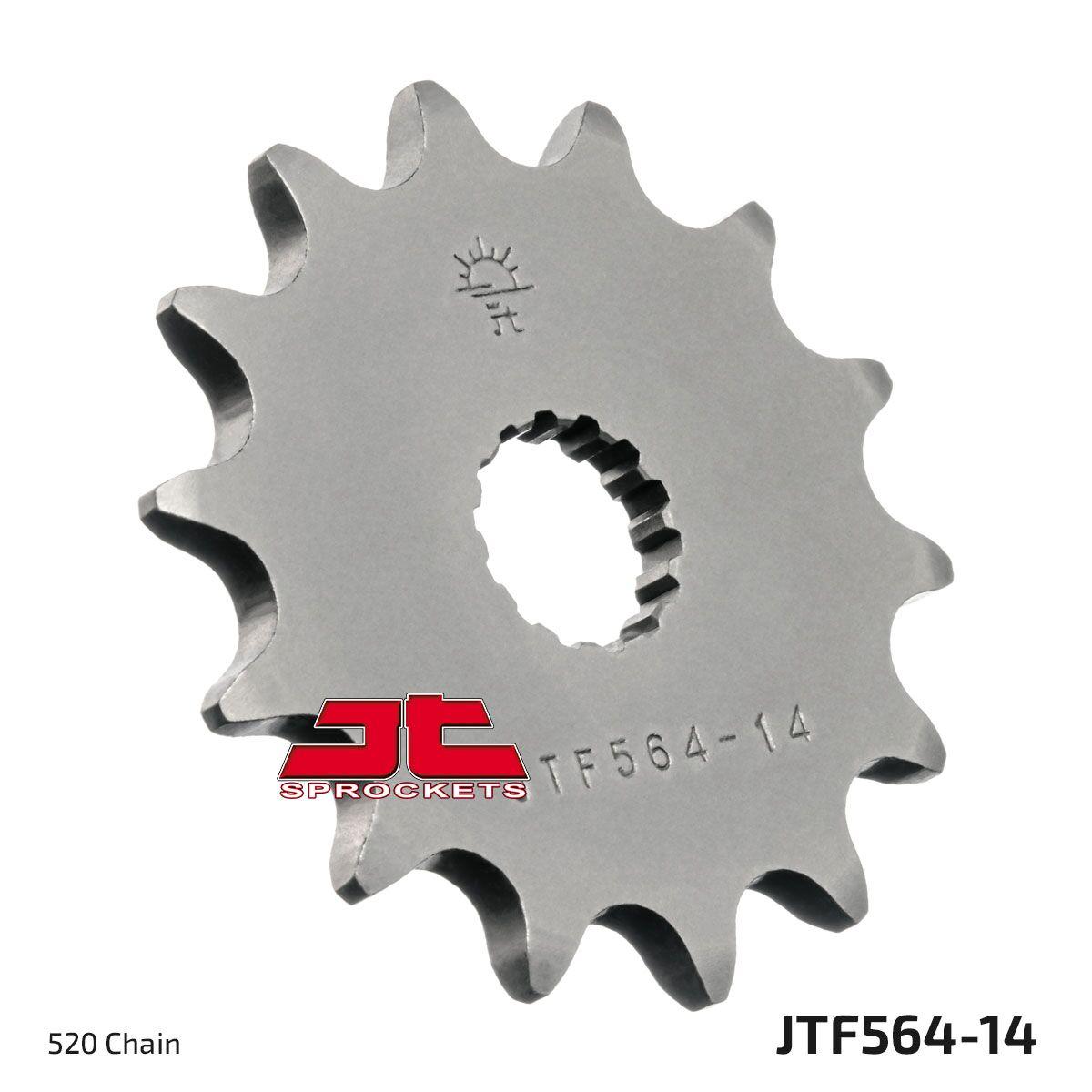 JTF564.14 - JT Sprocket For Yamaha DT200R 1989-1990 Front 14T