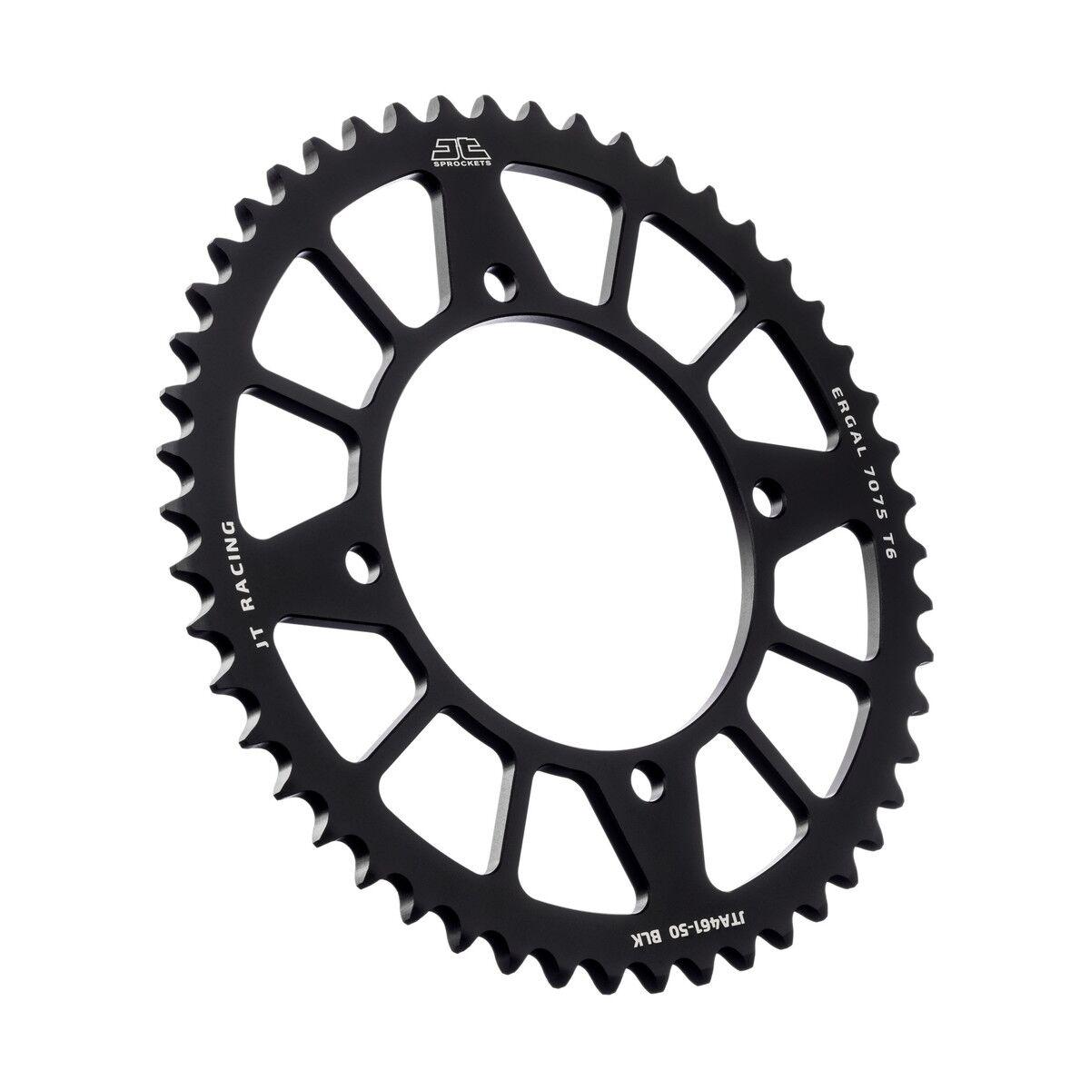 JTA461.50BLK - JT Aluminium Sprocket For Kawasaki KX 112 2022-2024 Rear 50T - Black