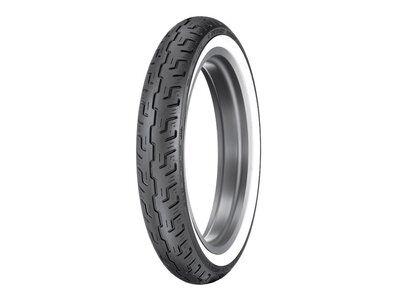 630191 - Dunlop 401 White Wall Front Tyre Wide Whitewall TL 57H 100/90-19"