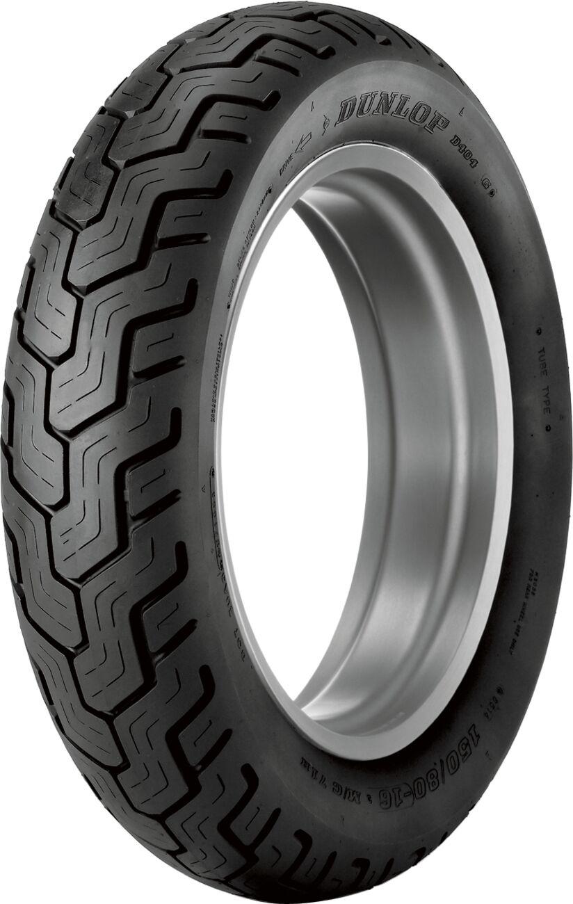 650804 - Dunlop D404 Rear Tyre Blackwall TL 66H 130/90-15"