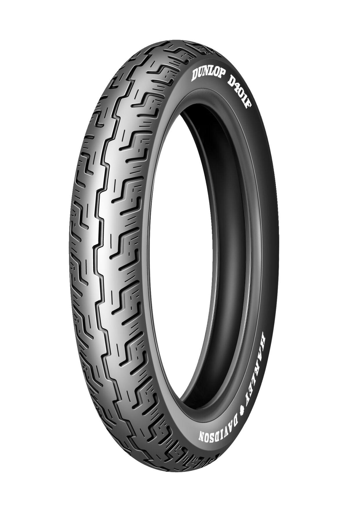 Dunlop Black 639877 - D401 Wall Front Tyre Wall Tl 57H 100/90-19"