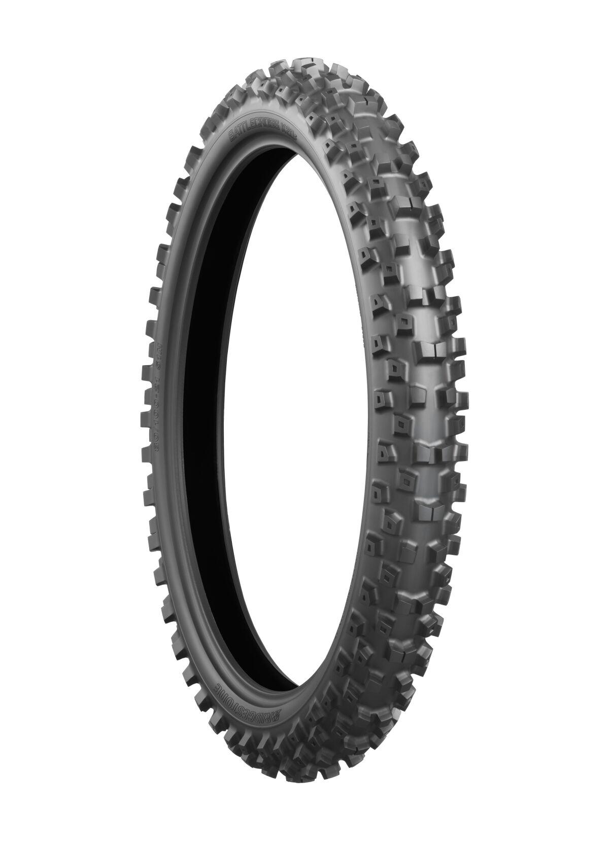 7907 - Bridgestone Battlecross X20 Front Tyre Blackwall TL 51M 80/100-21"