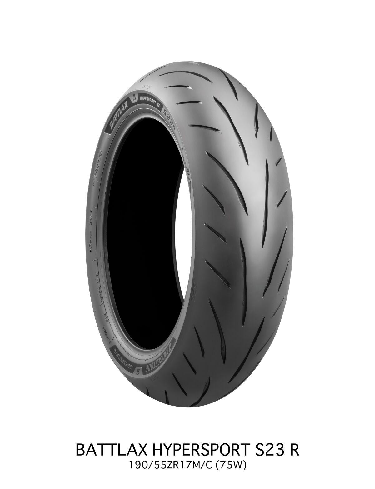 24762 - Bridgestone Battlax Hypersport S23 Rear Tyre TL 78W 200/55ZR17"