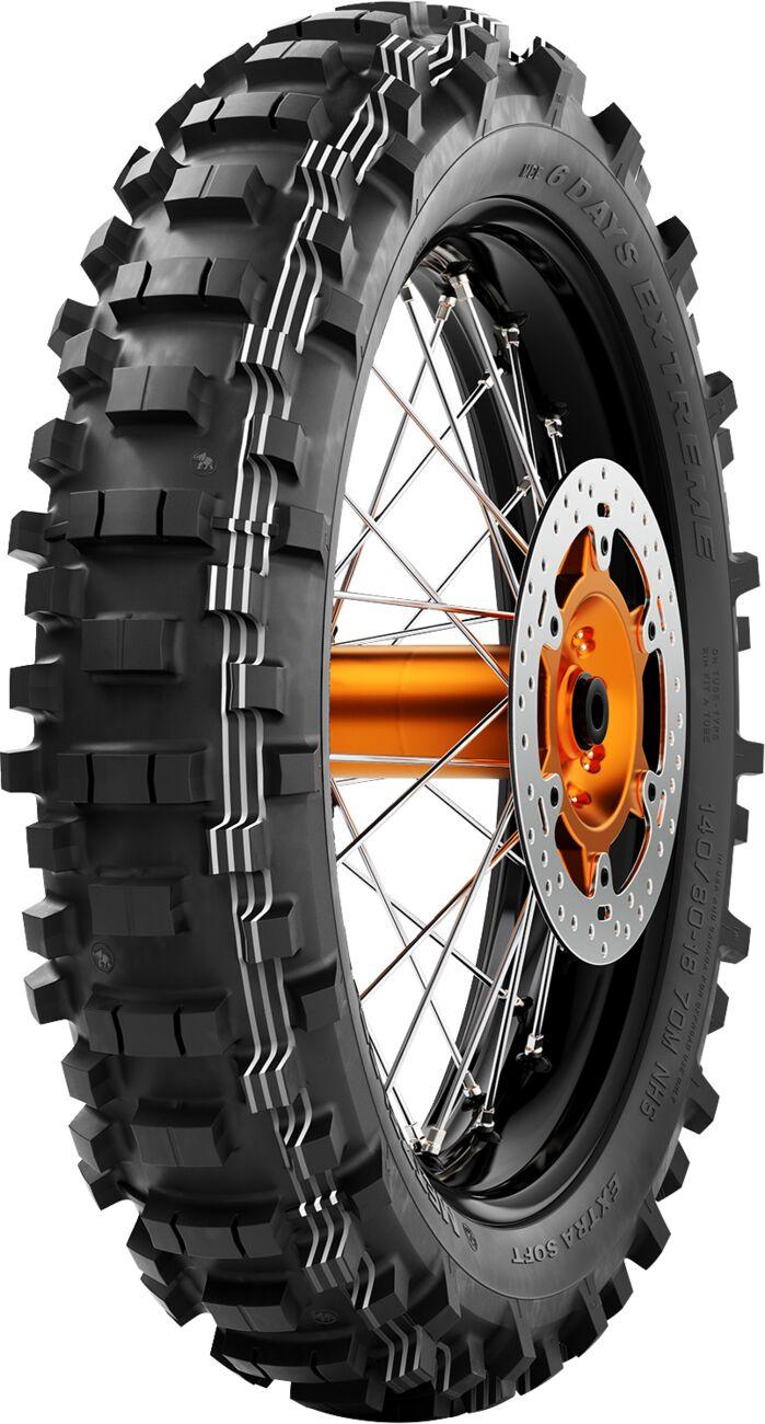 4121200 - Metzeler MCE 6 Days Extreme Rear Tyre Blackwall 70M 140/80-18"