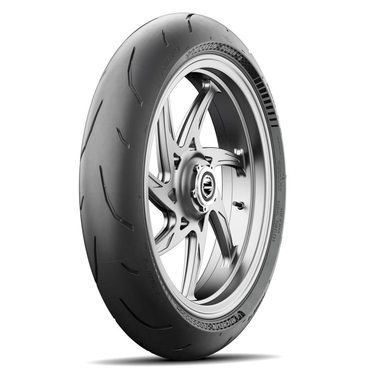 312191 - Michelin Power GP 2 Front Tyre TL 58W 120/70ZR17"