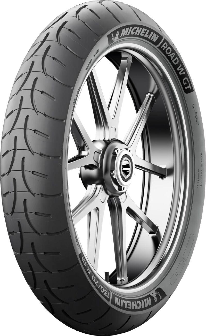 062378 - Michelin Road W GT Front Tyre Blackwall TL 63H 130/70R18"