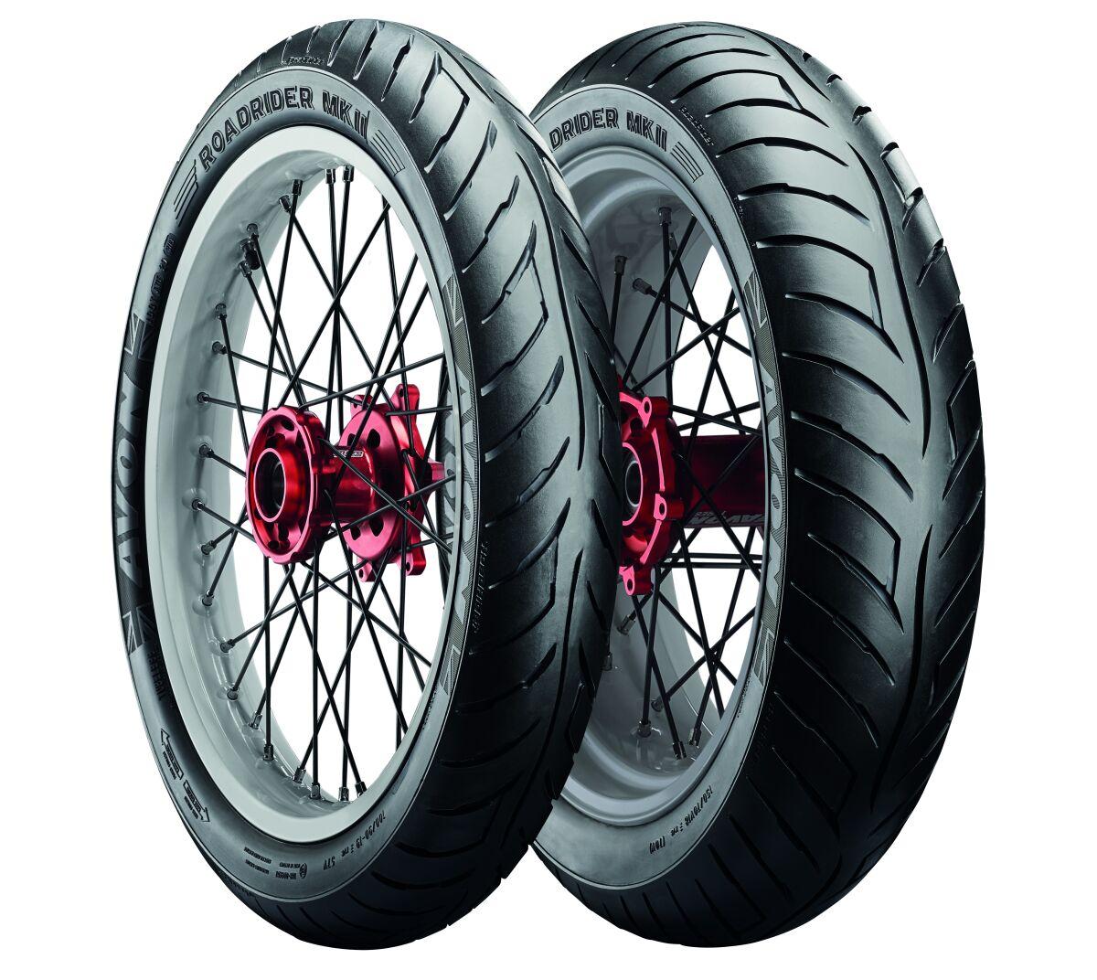 638343 - Avon Roadrider MKII 73V TL Rear Tyre - 130/90-16"