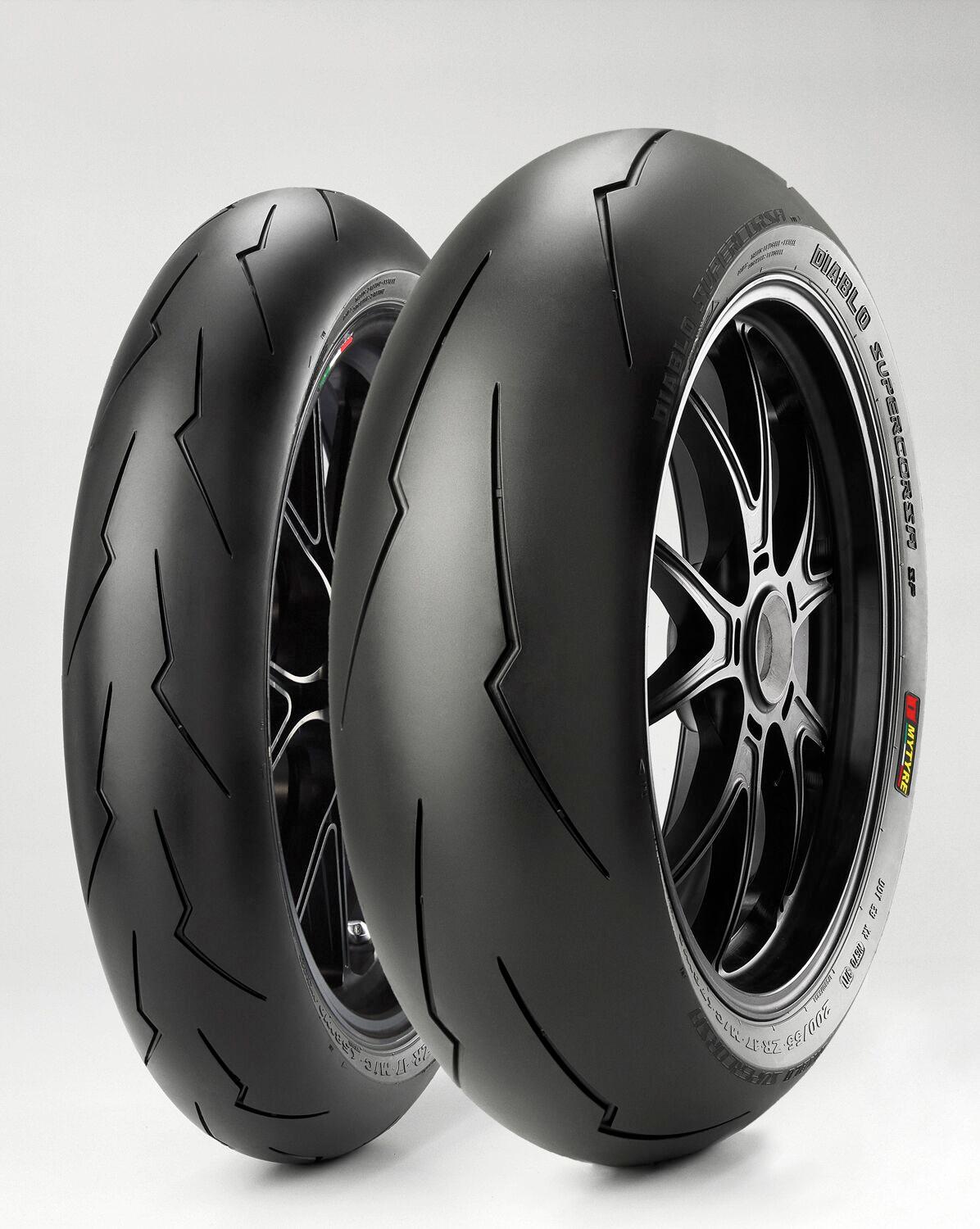 Tyre PIRELLI diablo Supercorsa Sp v2 180/55 ZR 17 M/C (73w) TL for Moto - Image 8