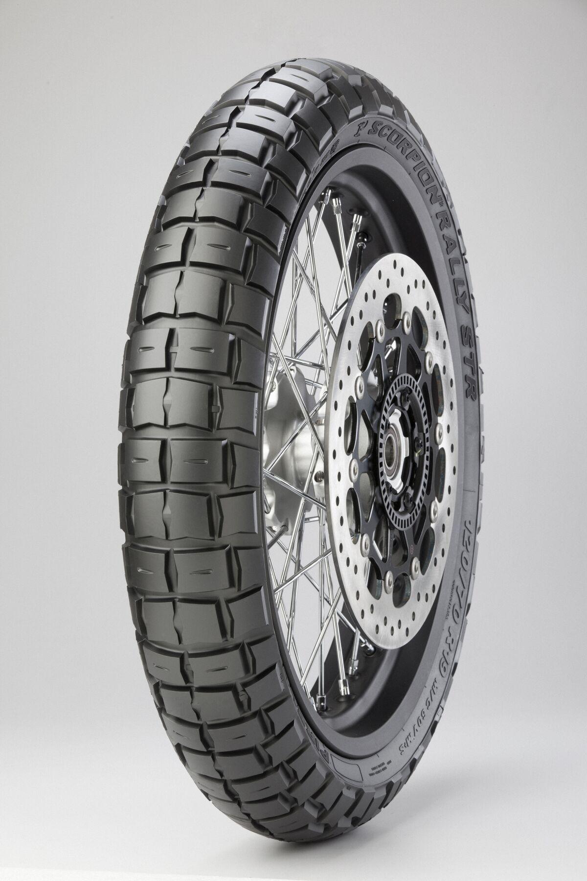 Pirelli 2919800 - Scorpion Rally Str Front Tyre Tl 58H 120/70R17"