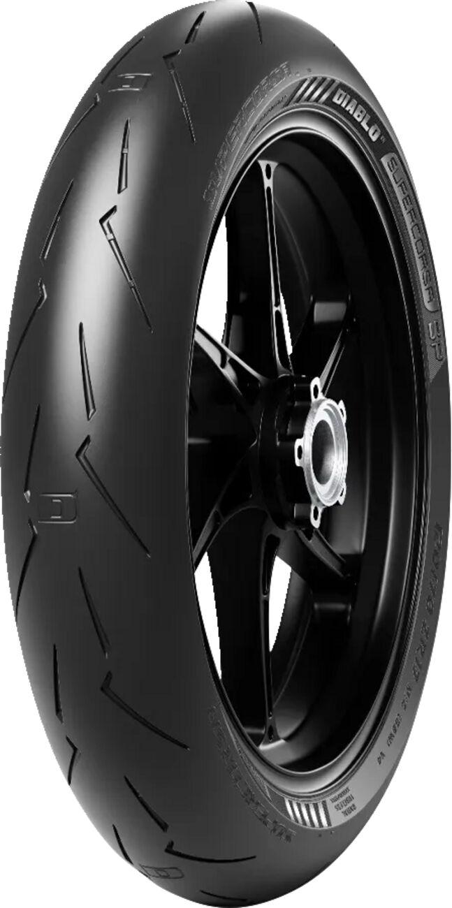 4182600 - Pirelli Diablo Supercorsa SP-V4 Front Tyre Blackwall TL 54W 110/70ZR17"