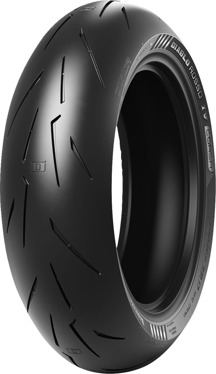 3977900 - Pirelli Diablo Rosso IV Corsa Rear Tyre Blackwall TL 73W 180/55ZR17"