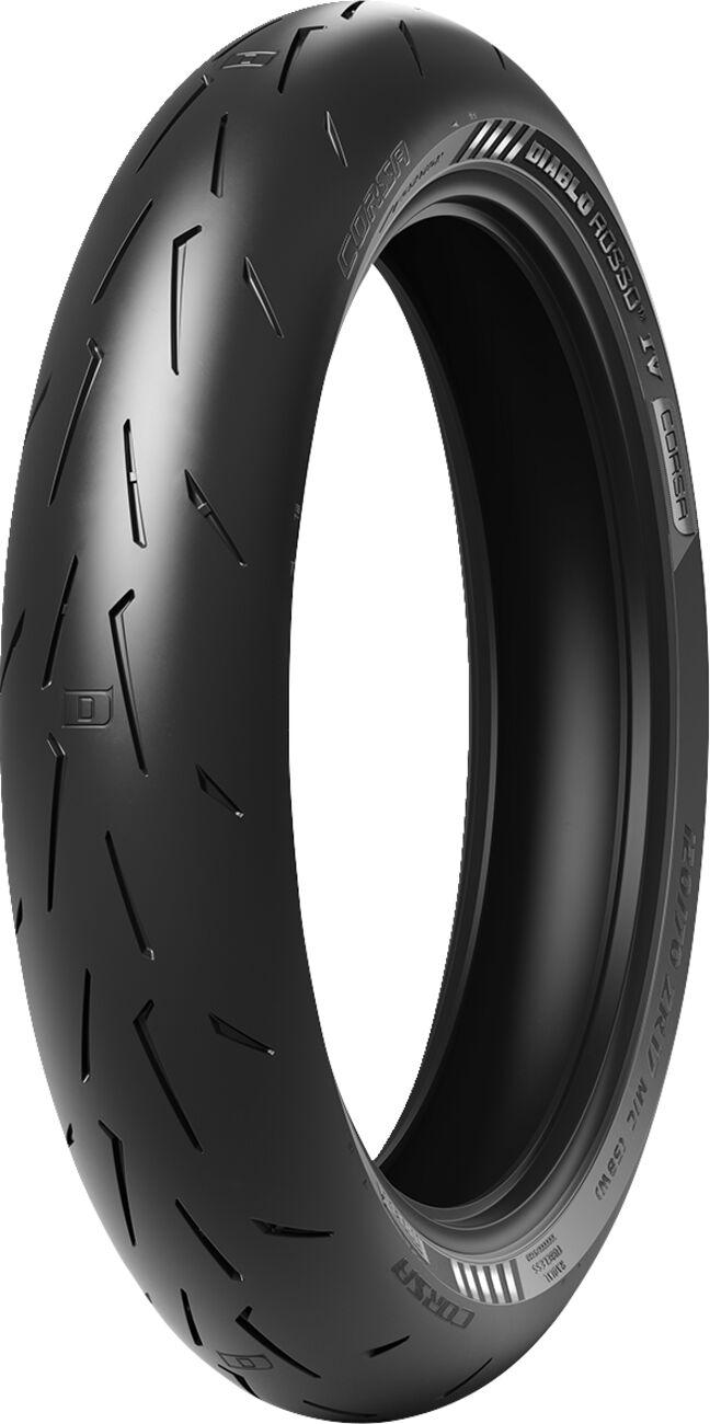 3977500 - Pirelli Diablo Rosso IV Corsa Front Tyre Blackwall TL 54W 110/70ZR17"