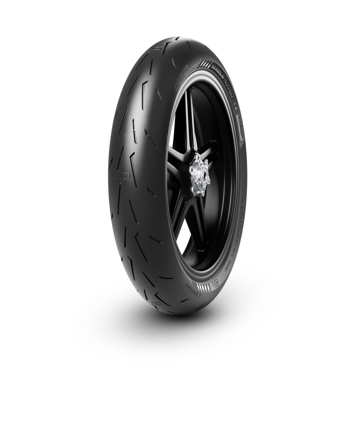 Pirelli 4462500 - Diablo Rosso Iv Front Tyre Tl 54H 110/70R17"