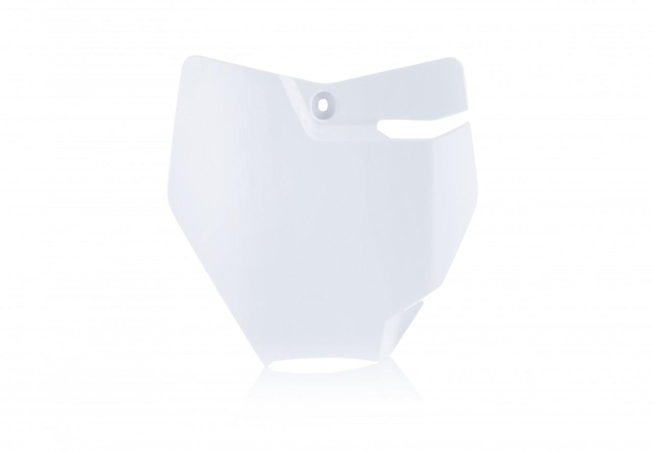 0021815.031 - Acerbis Front Number Board - KTM SX65 2016-2023, Gas Gas MC65 2022-2023 - White