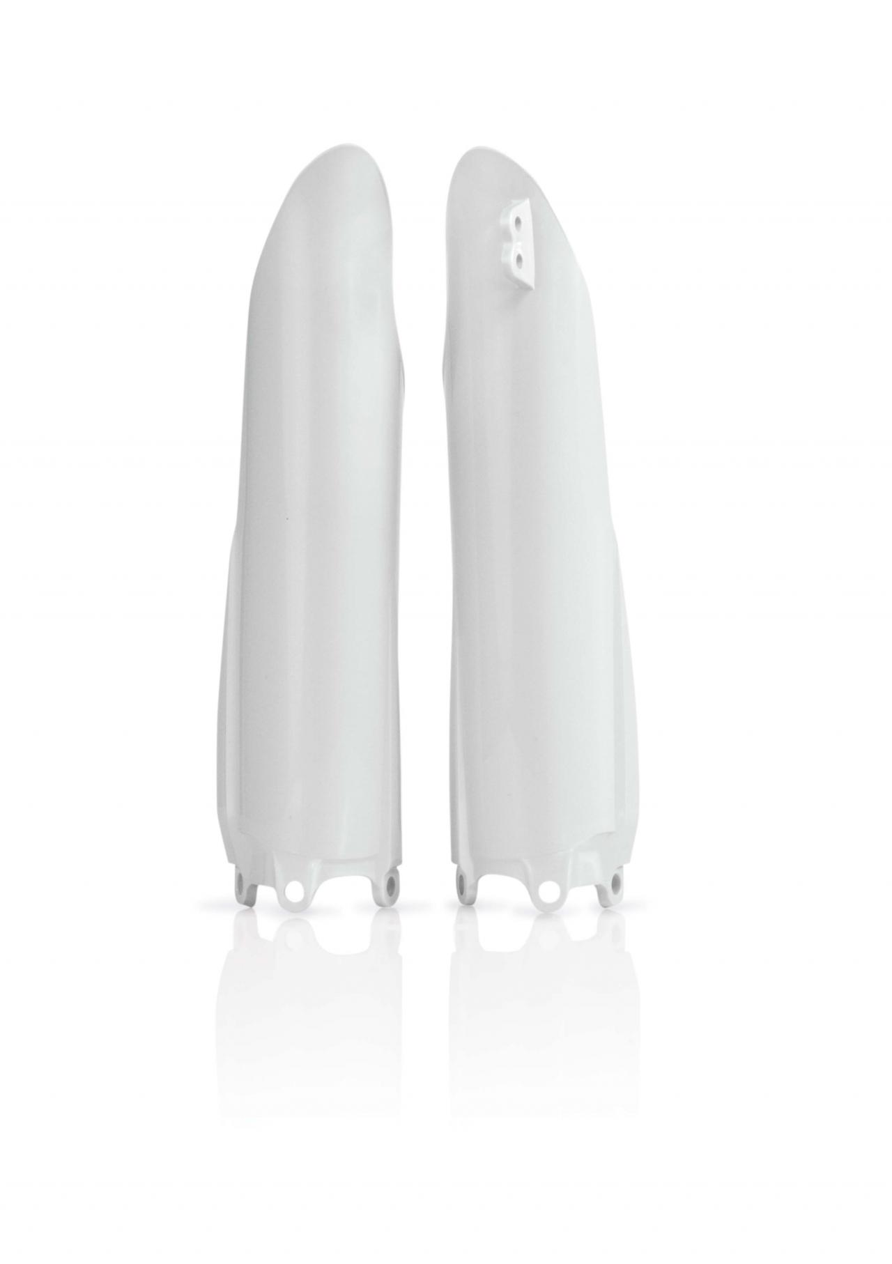 Acerbis White 0011640.030 - Fork Guards - Yamaha Yzf 250/450 2008-09, Yz 125/250 2008-14