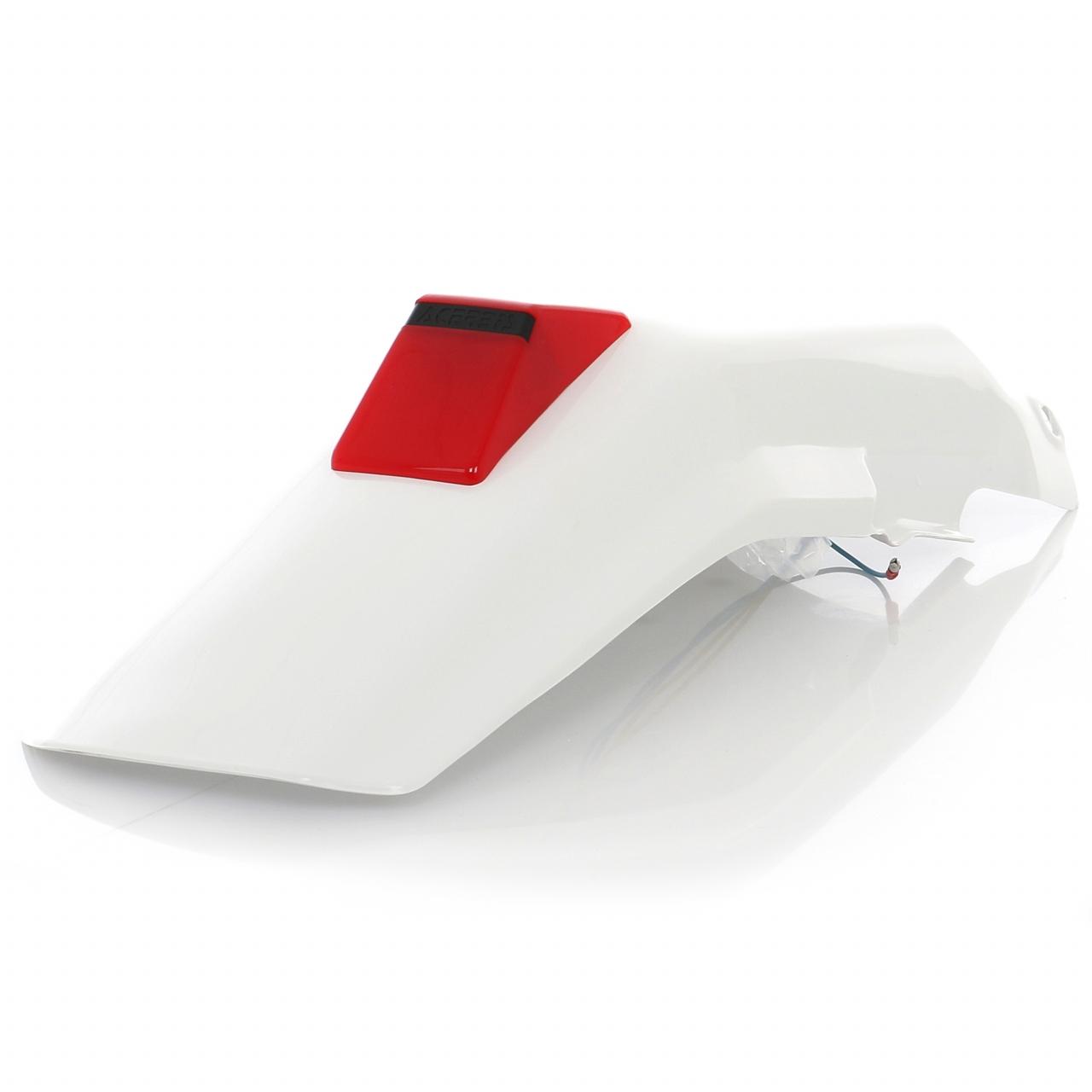 Acerbis White 0008328.030 - Rear Fender - Honda Xr600r 1995-99