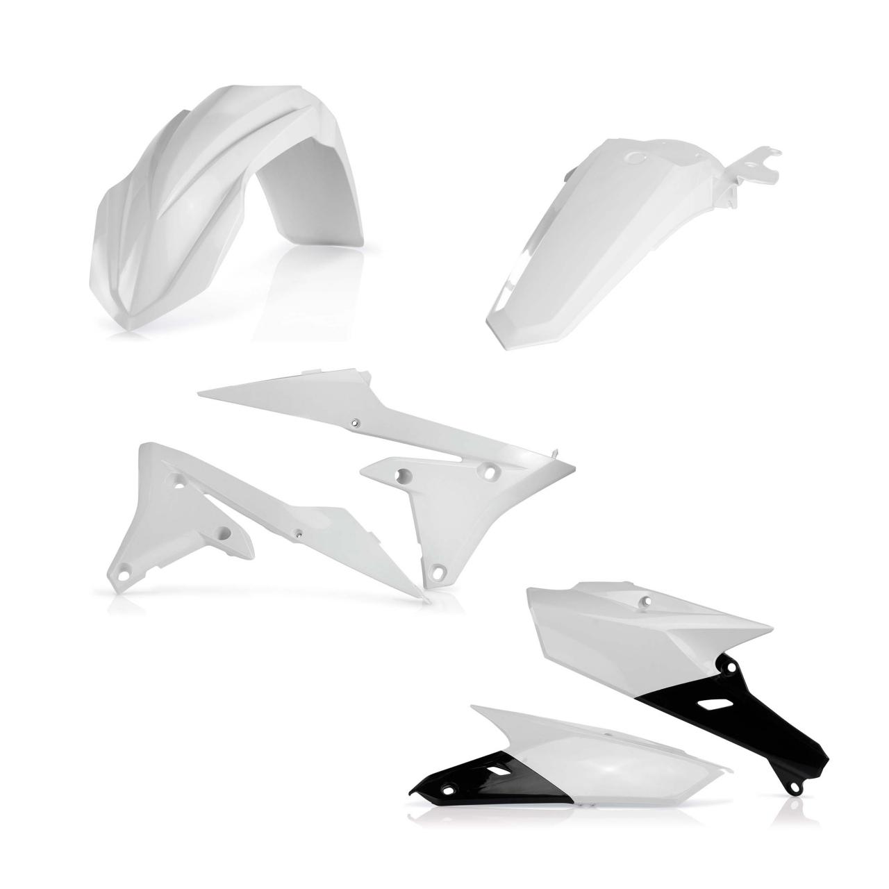 0023090.030 - Acerbis Standard Plastics Kit - Yamaha WRF450 2018 - White