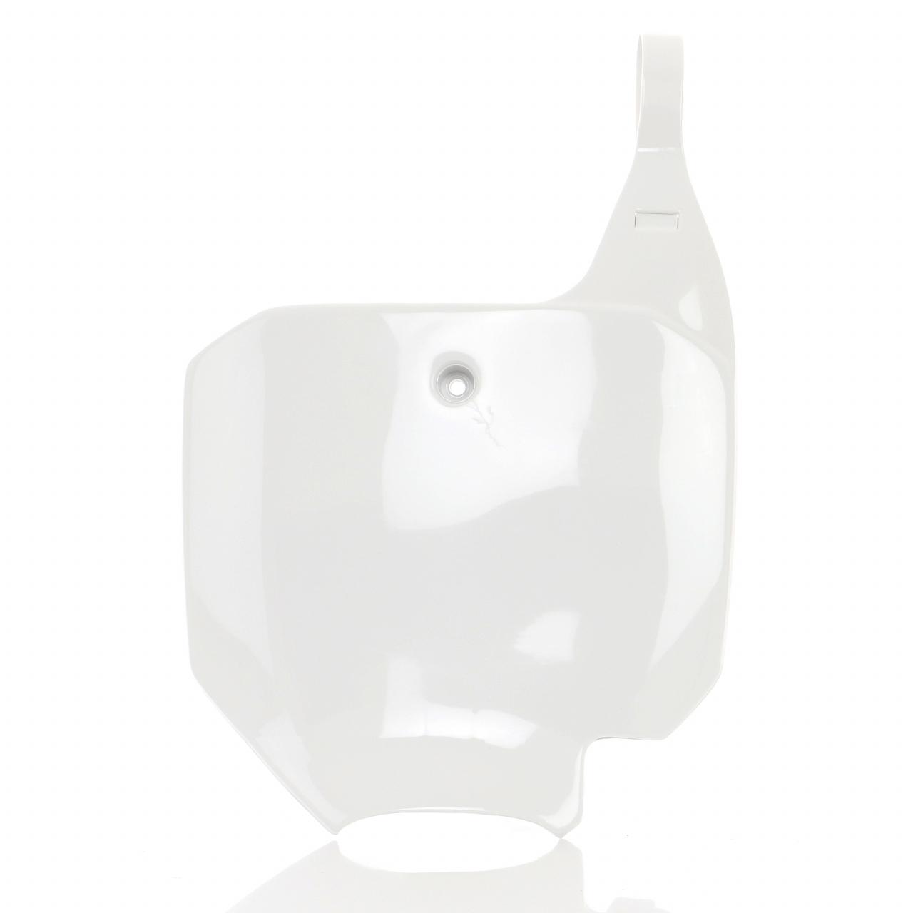 Image of Acerbis Front Number Board - Honda CR80 1996-2002, CR85 2004-06 - White