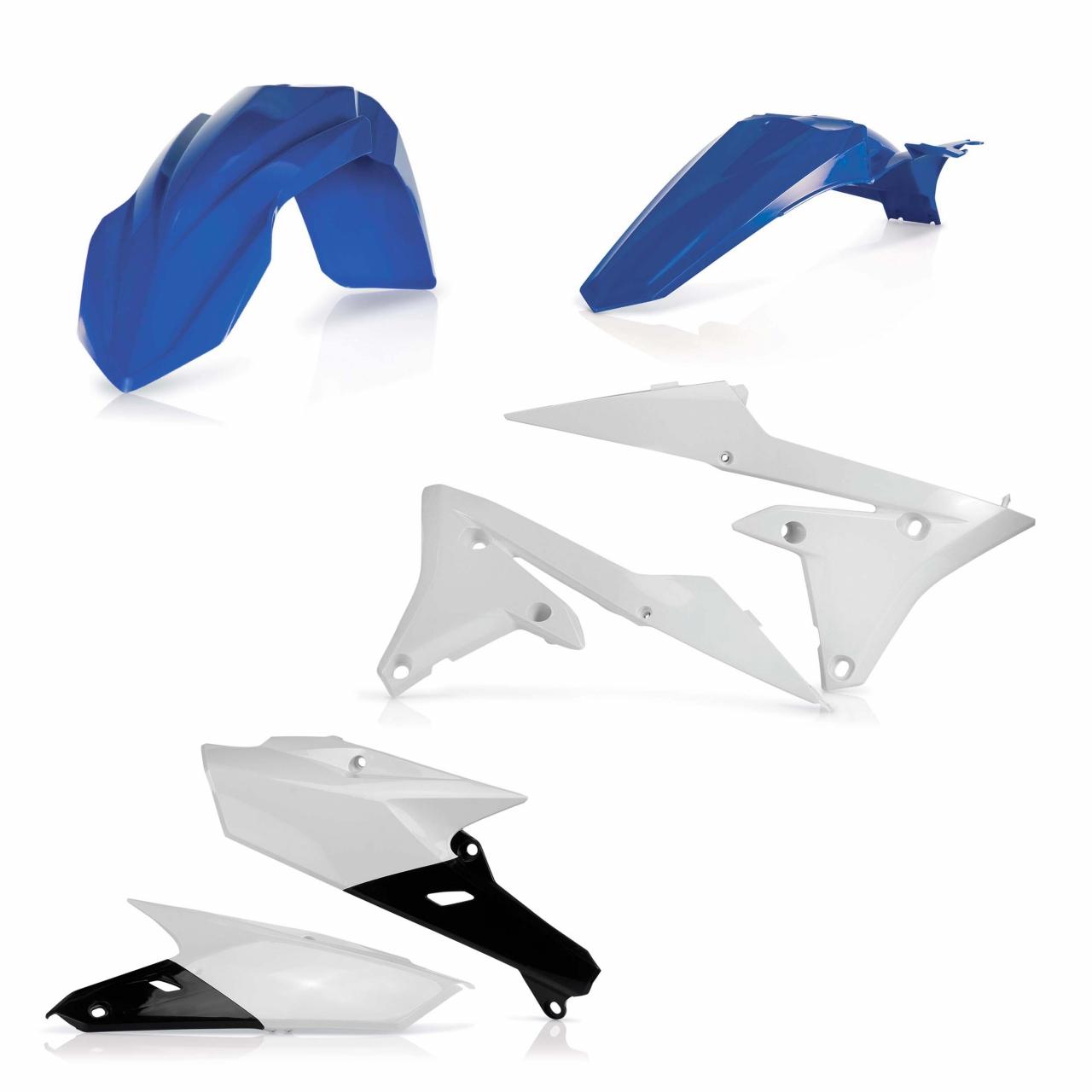 0017562.553.014 - Acerbis Standard Plastics Kit - Yamaha YZF250 2014-18, YZF450 2014-17 - OEM '14 (Blue/White/Black)