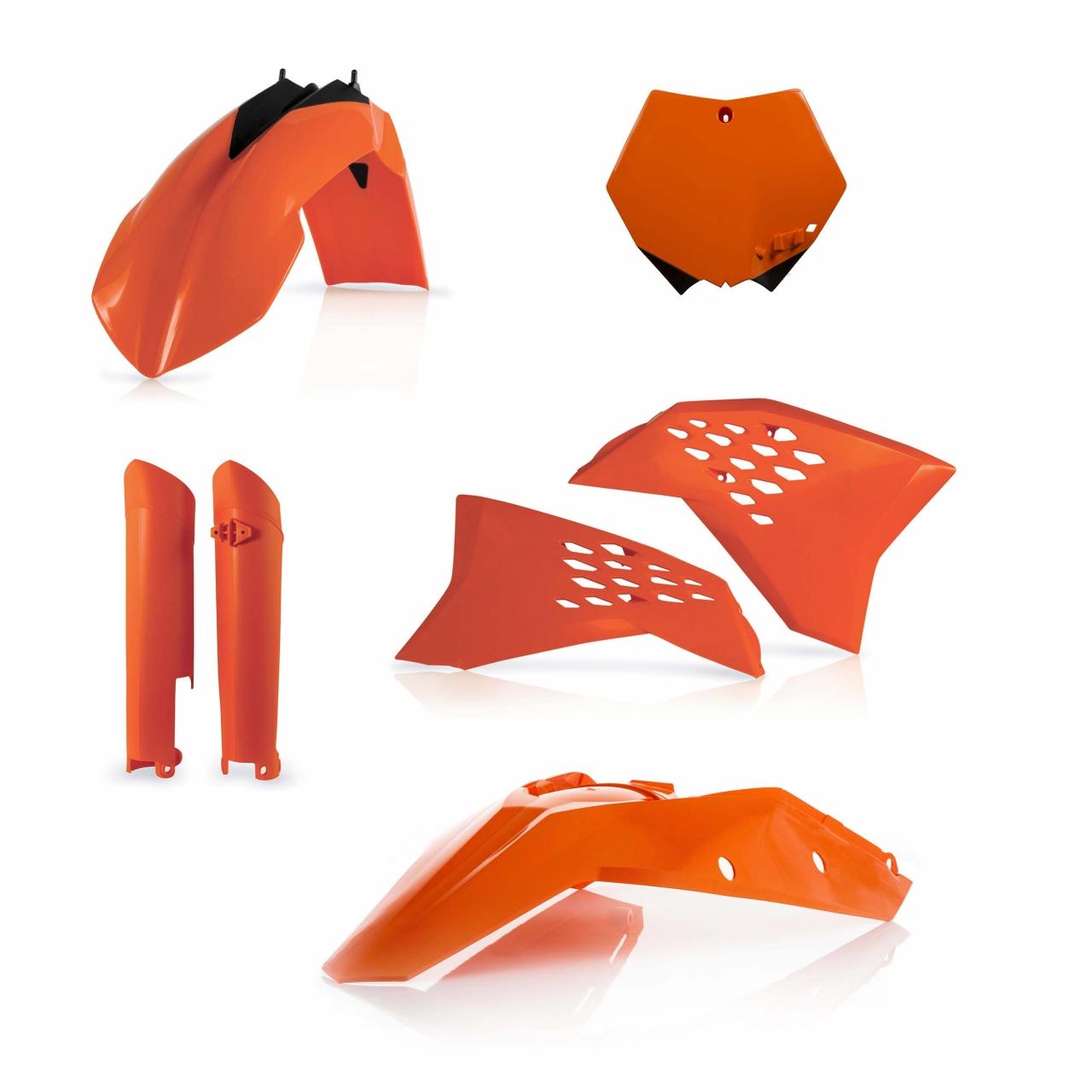 Acerbis Orange 0013977.010 - Full Plastics Kit - Ktm Sxf 350/ 450/ 505 2008-10