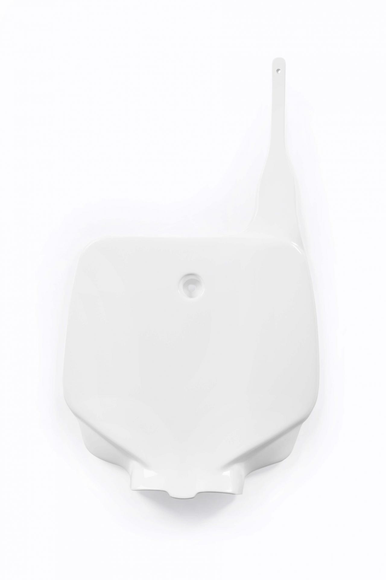 Image of 0002152.030 - Acerbis Front Number Board - Kawasaki KX85 1998-2013 - White White 0002152.030