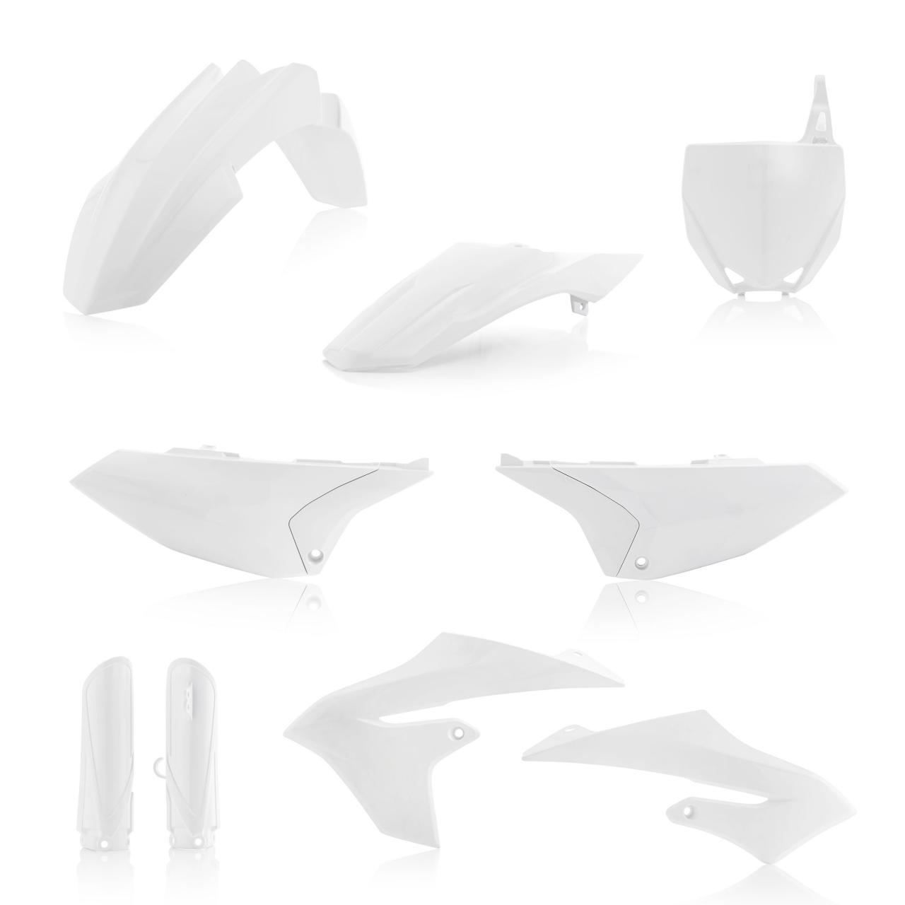 Acerbis White 0023526.030 - Full Plastics Kit - Yamaha Yz65 2018-2025