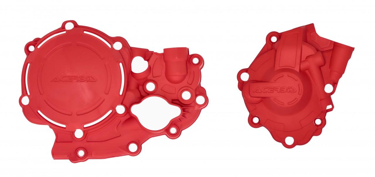 Acerbis X-Power Engine Covers Kit - Honda CRF250R 2018-20, CRF250RX 2019-21 - Red