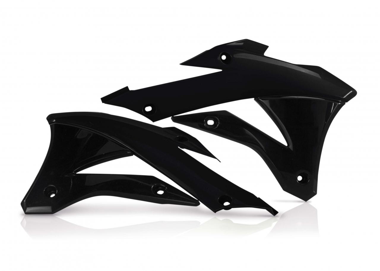 Acerbis Black 0017242.090 - Radiator Scoops - Kawasaki Kx 85/100 2014-21