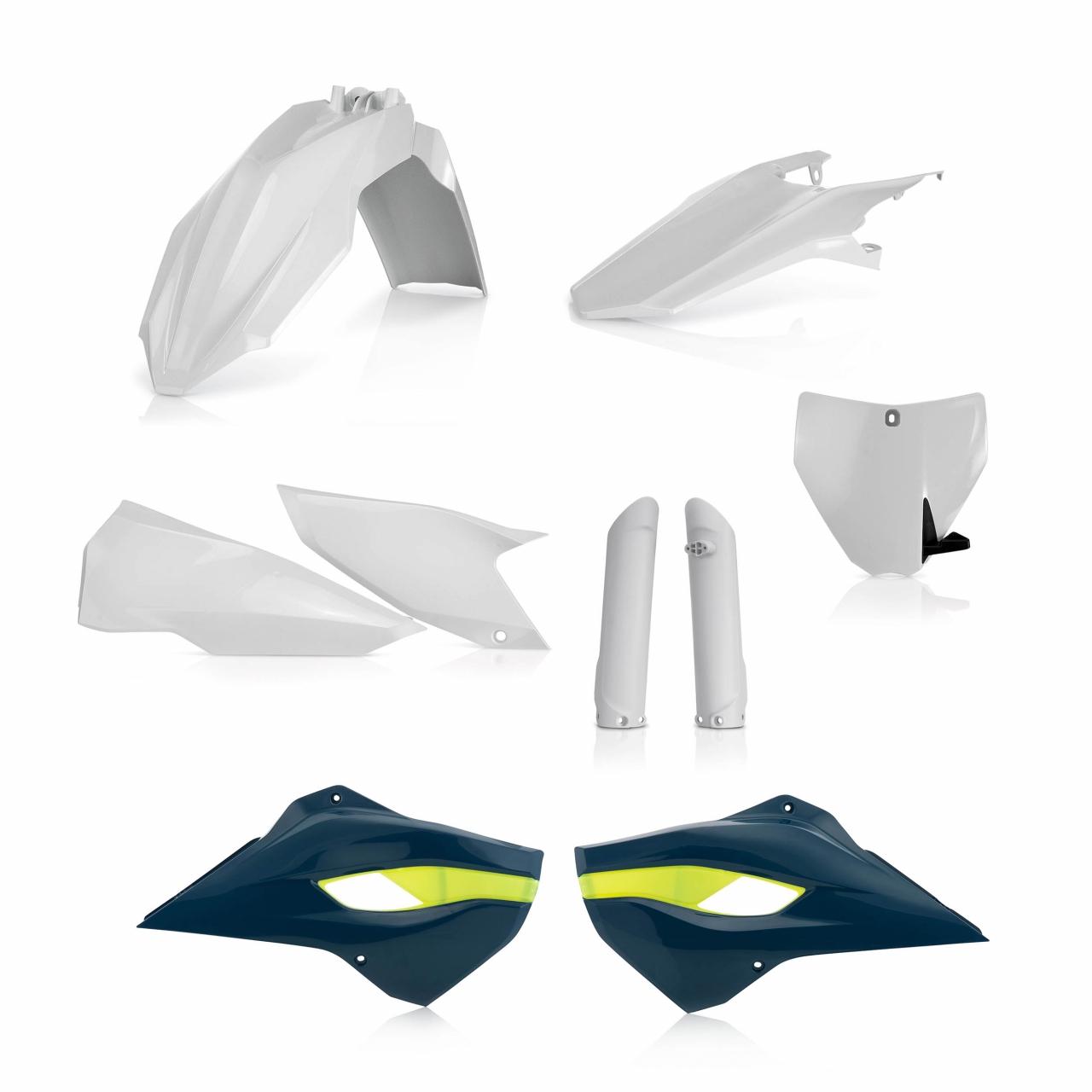 0021819.553 - Acerbis Full Plastics Kit - Husqvarna FE 250/350/450/501 & TE 125/250/300 2016 - OEM (White)