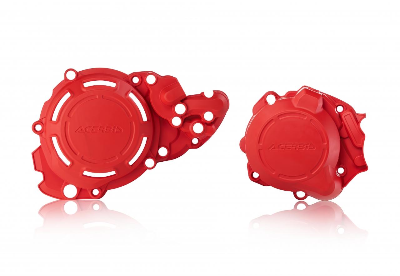 Acerbis X-Power Engine Covers Kit - Beta RR & X-Trainer 2018-2025 - Red
