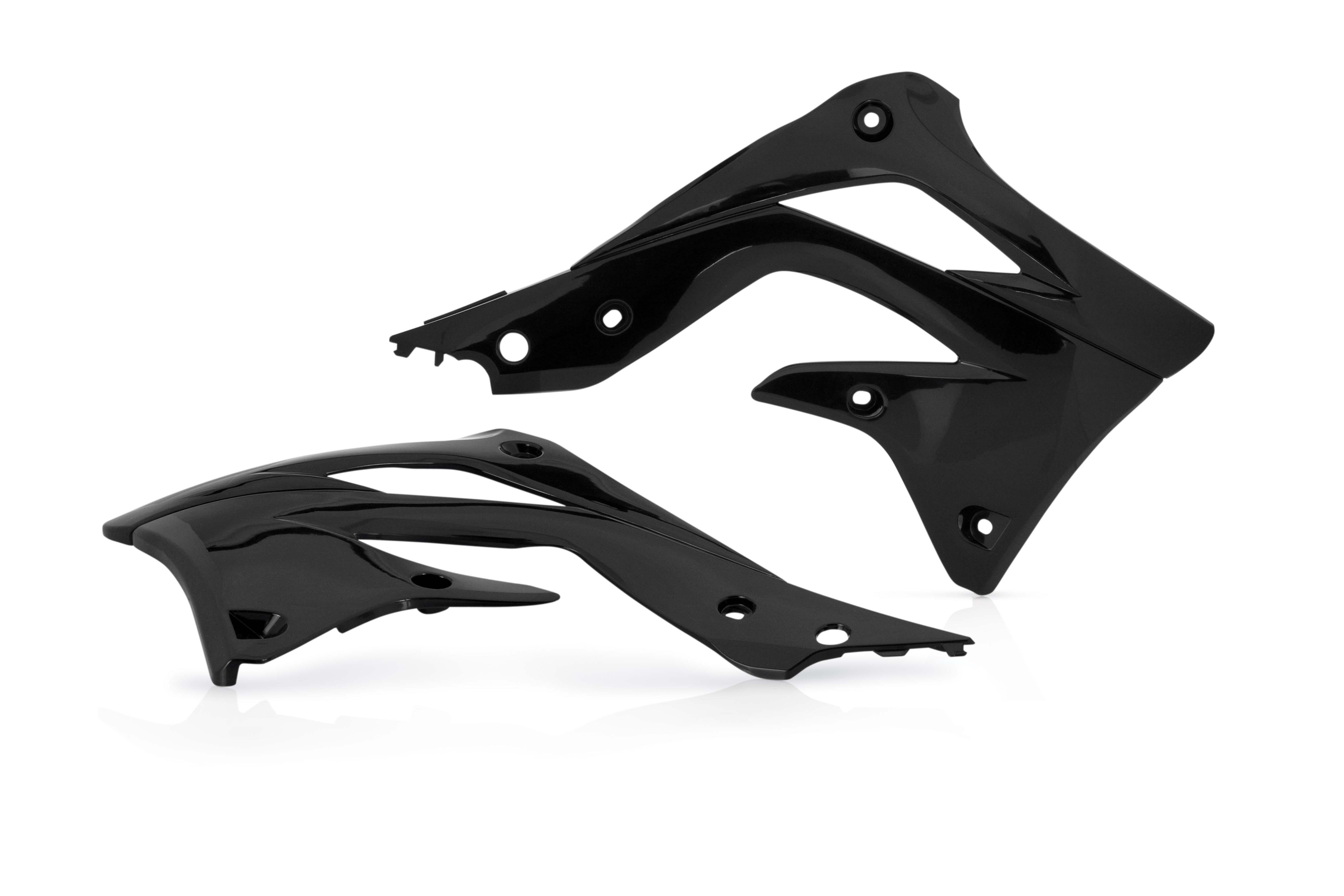 Acerbis Black 0016319.090 - Radiator Scoops - Kawasaki Kxf450 2012-15