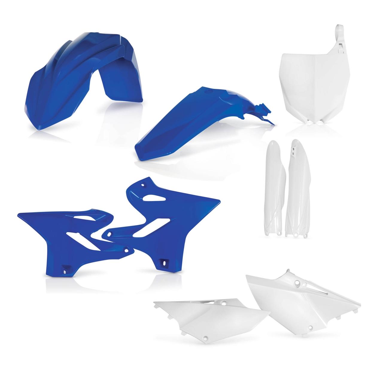 0023085.553 - Acerbis Full Plastics Kit - Yamaha WR250 2T 2018 - OEM (Blue/White)