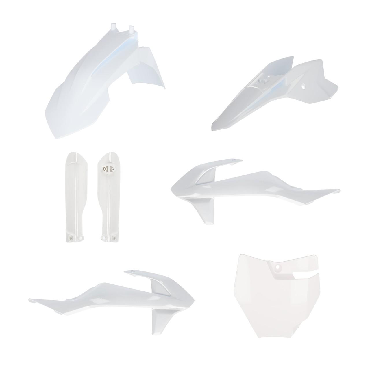 Acerbis White 0025506.030 - Full Plastics Kit - Ktm Sx50 2016-23