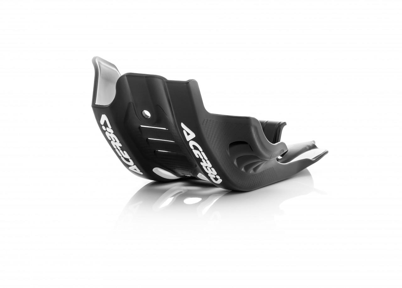 0021755.091 - Acerbis Skid Plate - KTM SXF450 2016-18, Husqvarna FC450 2016-18, FE 450/501 2017-19 - Black/ White