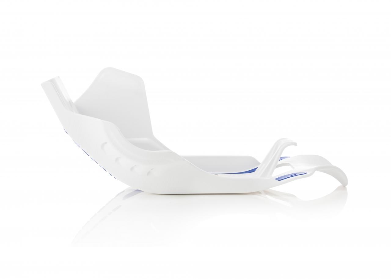 0023601.232 - Acerbis Skid Plate - KTM SXF450 & Husqvarna FC450 2019-22 - White/ Blue image 2