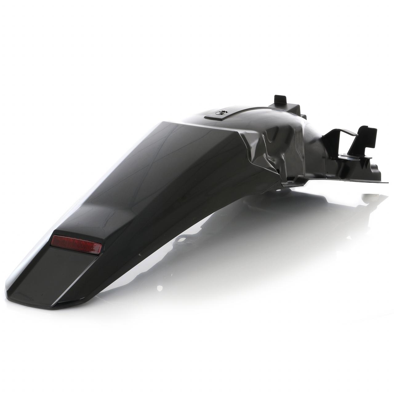 0008096.090 - Acerbis Rear Fender With Tail/ Brake Light - Honda CRF250X 2004-14 - Black