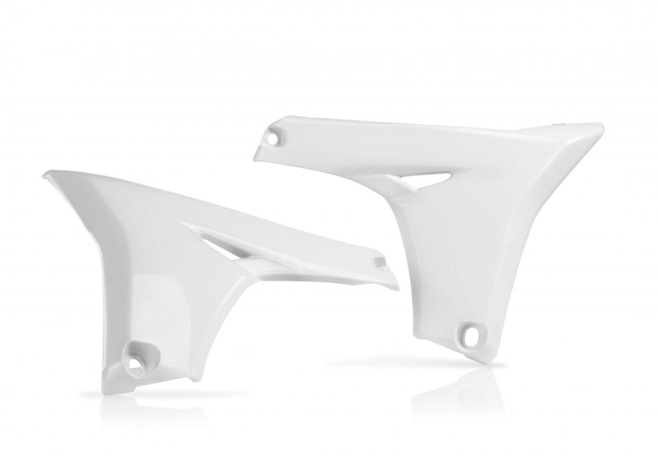 Acerbis White 0013771.030 - Lower Radiator Scoops - Yamaha Yzf450 2010-13