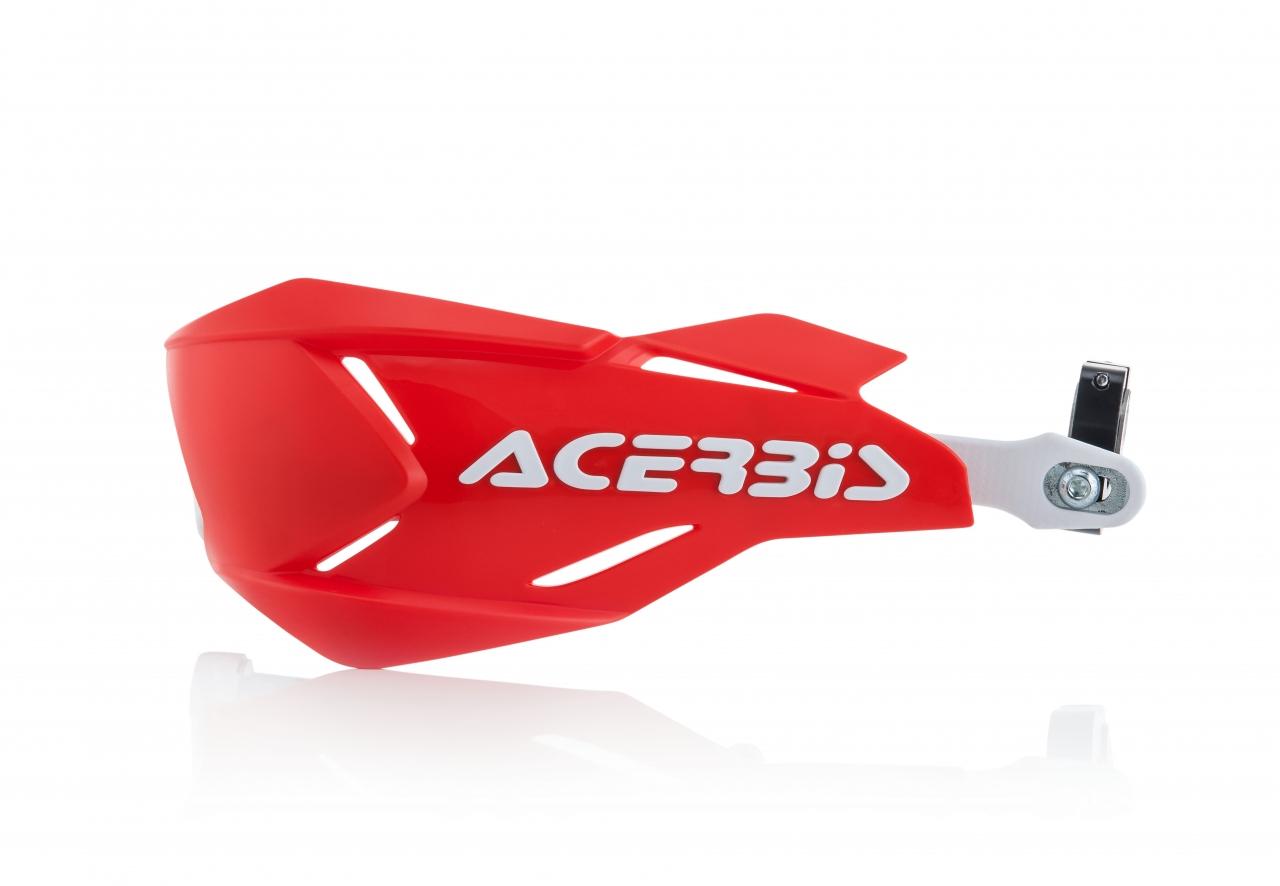 0022397.343 - Acerbis X-Factory Hand Guards - Red/ White