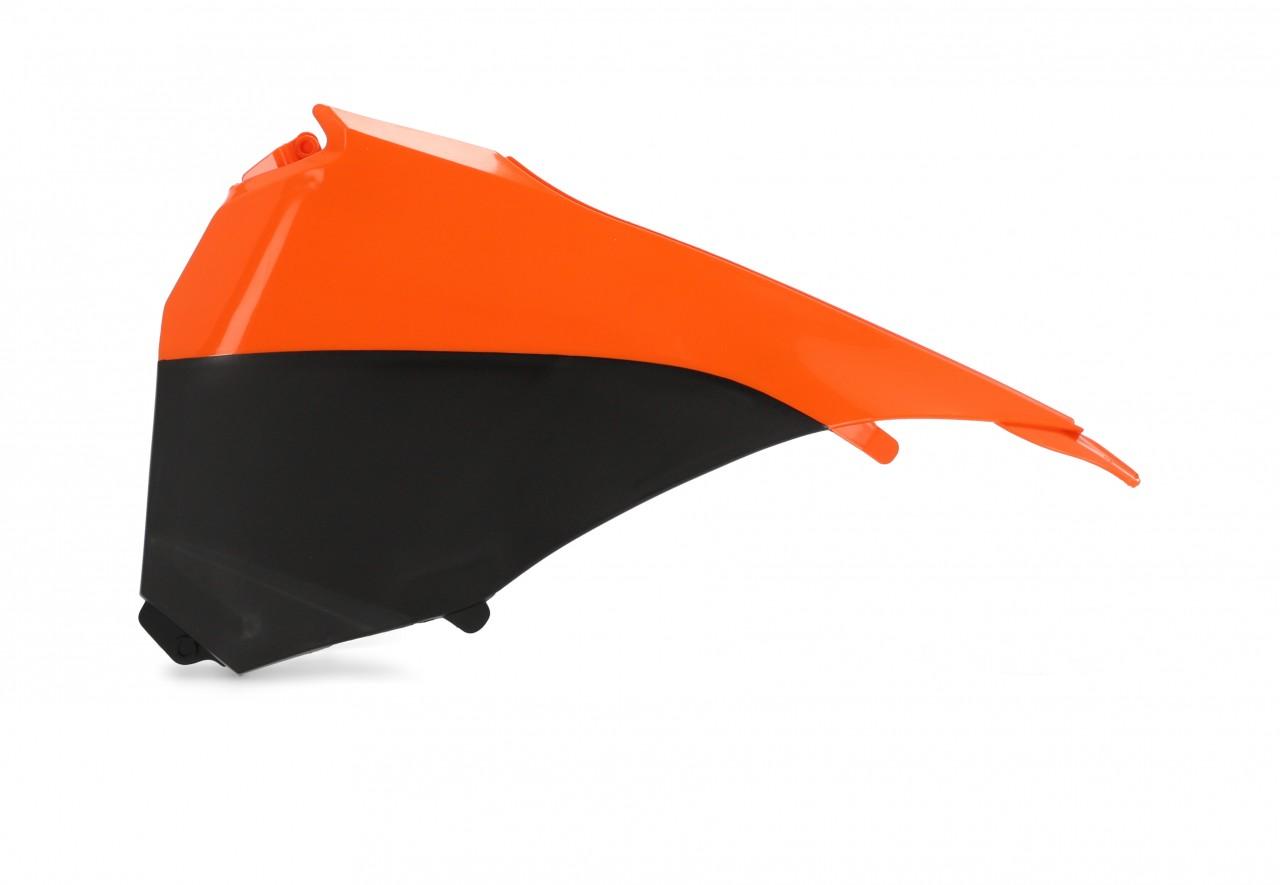 0016872.209 - Acerbis Air Box Covers - KTM SX 125/150/250 2013-15, SXF 250/350/450 2013-15 - Orange/ Black
