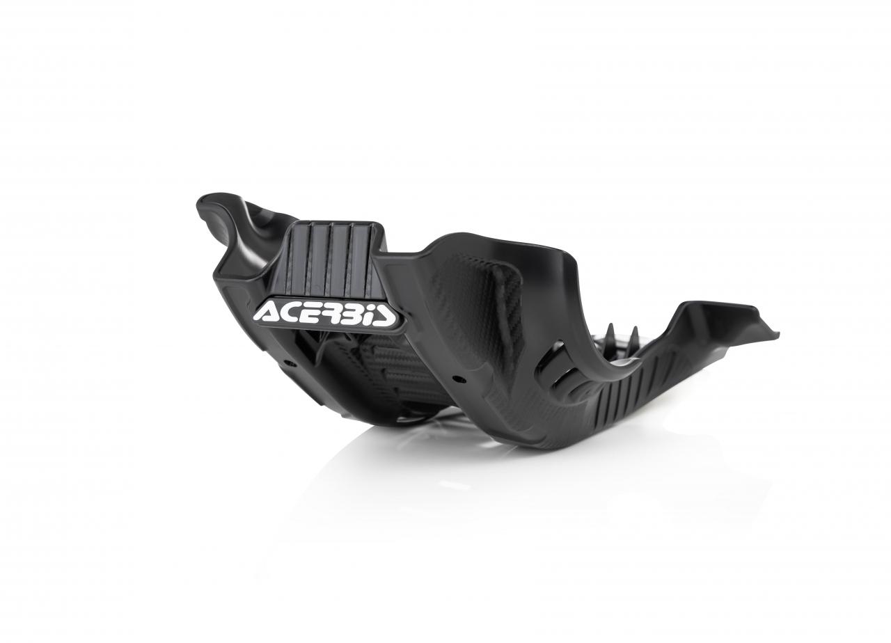 0024023.315 - Acerbis Skid Plate - Husqvarna FE 250/350 2020-23, Gas Gas EC 250/350F 2021-23 - Black/ White