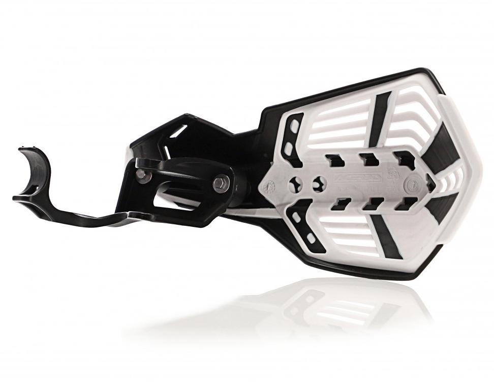 0024659.315 - Acerbis K-Future Hand Guards - Yamaha YZ 125/250 2015-2025, YZF 250/450 2009-2025 - Black/ White image 2