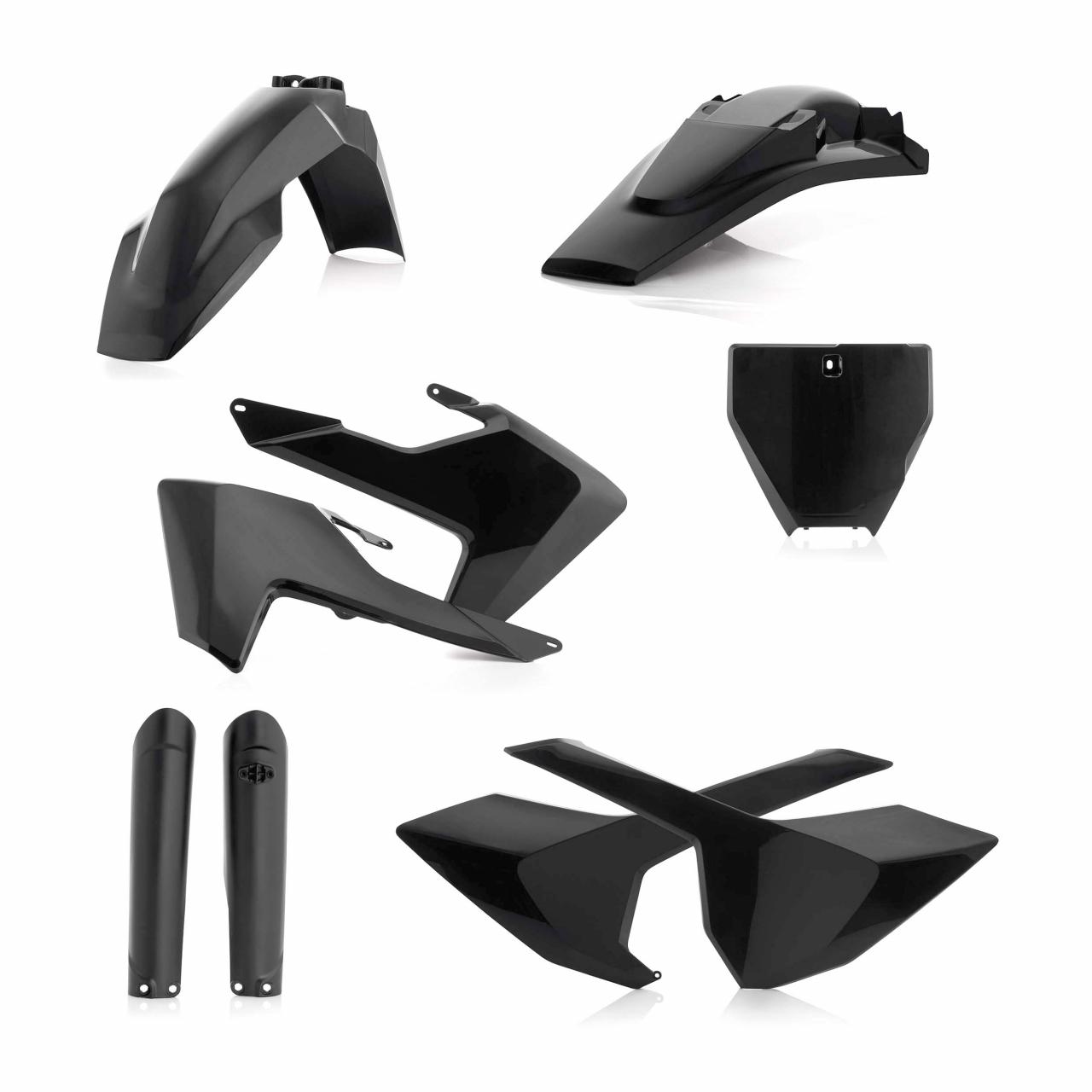 0021831.090 - Acerbis Full Plastics Kit - Husqvarna TC 125/250/300 & FC 250/350/450 2016-18 - Black